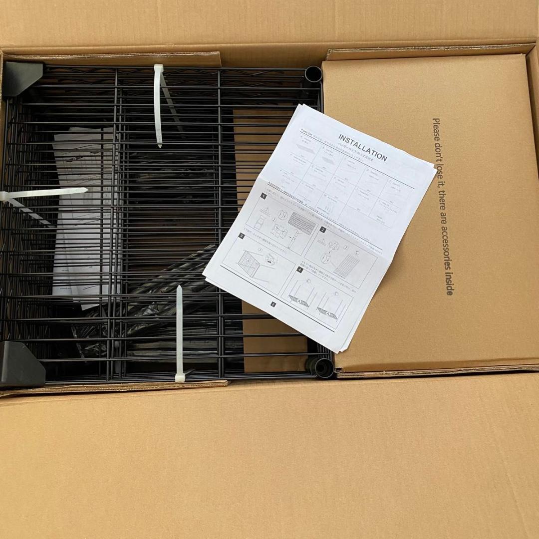 【訳あり商品】ハンガーラック 頑丈 10段棚 4本バー 大容量 耐荷重435kg