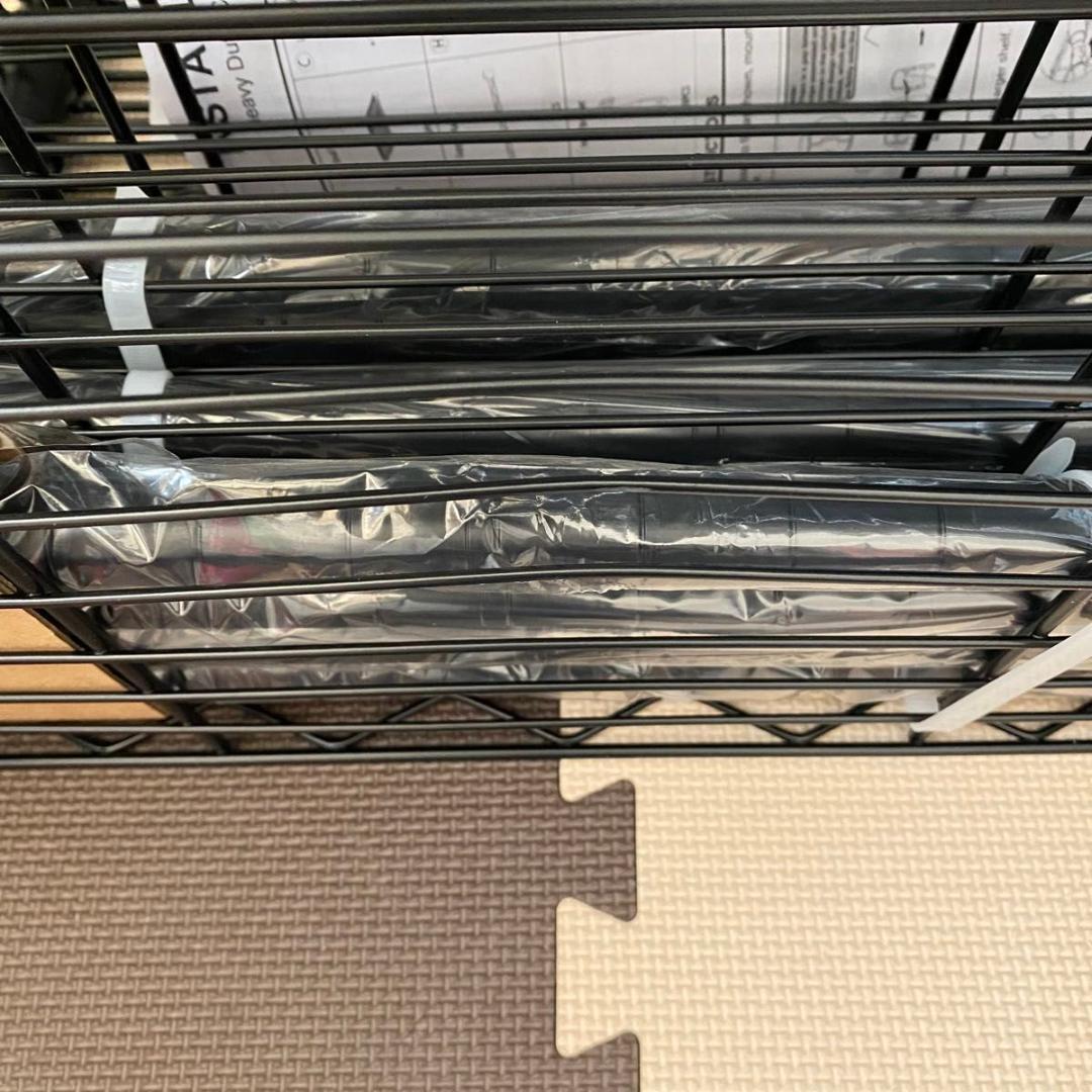 【訳あり商品】ハンガーラック 頑丈 10段棚 4本バー 大容量 耐荷重435kg