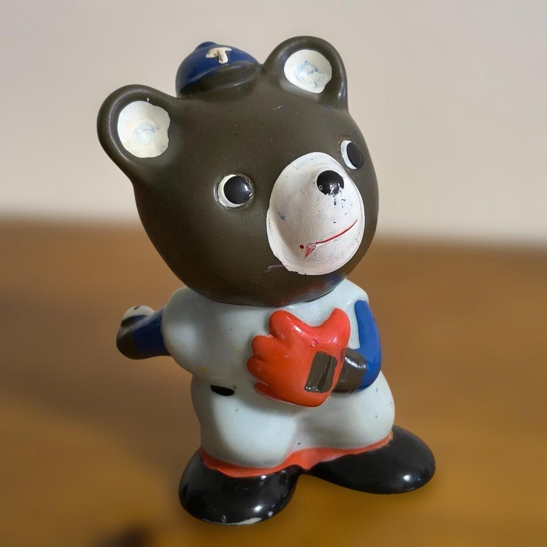 昭和レトロ たくぎん たくちゃん ソフビ貯金箱 野球シリーズ6体セット