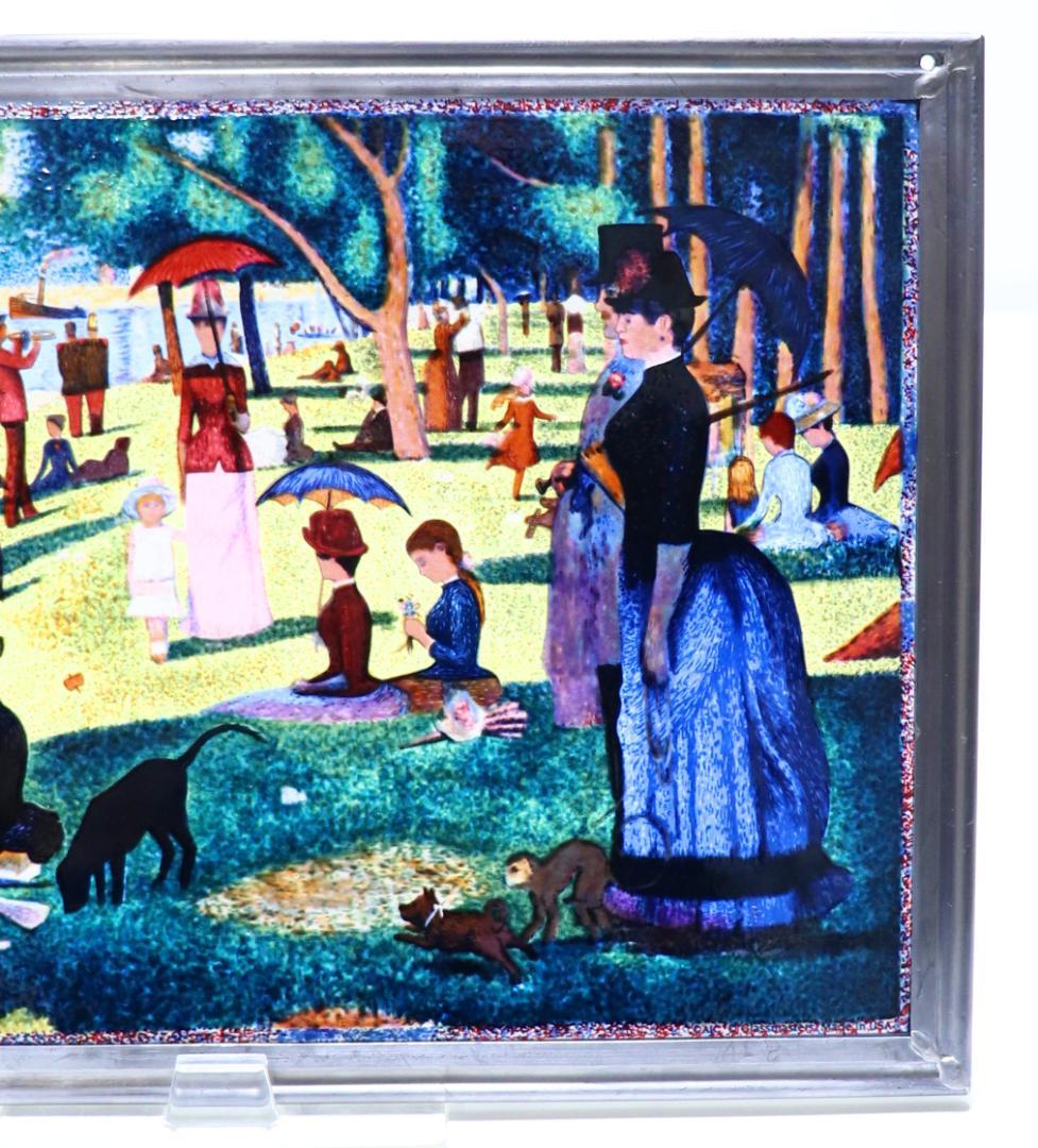 グランド・ジャット島の日曜日の午後 ヴィンテージステンドグラス ジョルジュスーラ