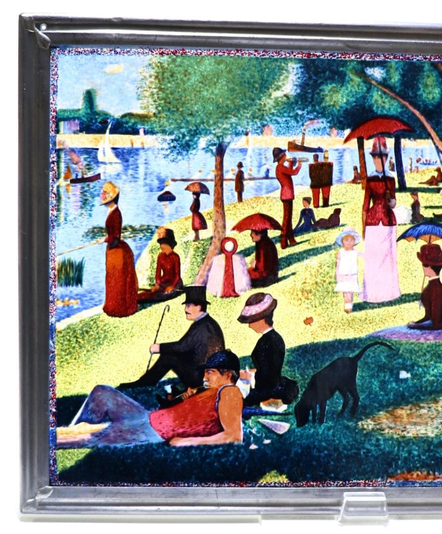 グランド・ジャット島の日曜日の午後 ヴィンテージステンドグラス ジョルジュスーラ