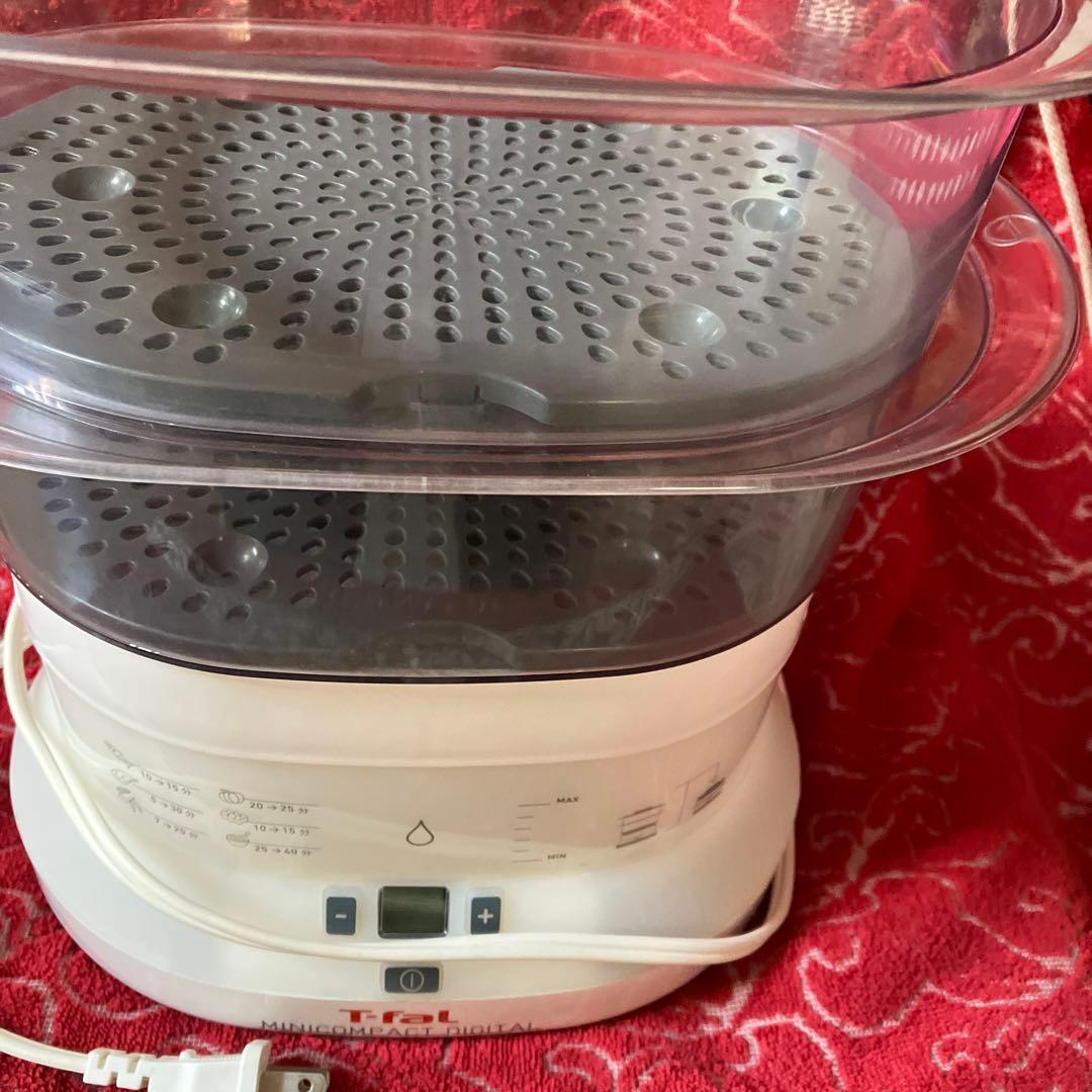 ティファールミニコンパクトデジタル　スチームクッカー　電気蒸し器　温野菜