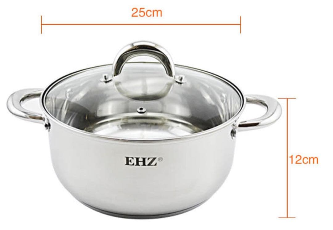 新品未使用 ステンレス製 コートなし 鍋・フライパン3点セット