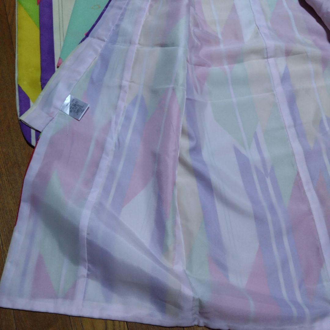 美品★三歳★矢羽根柄★被布＆着物＆小物