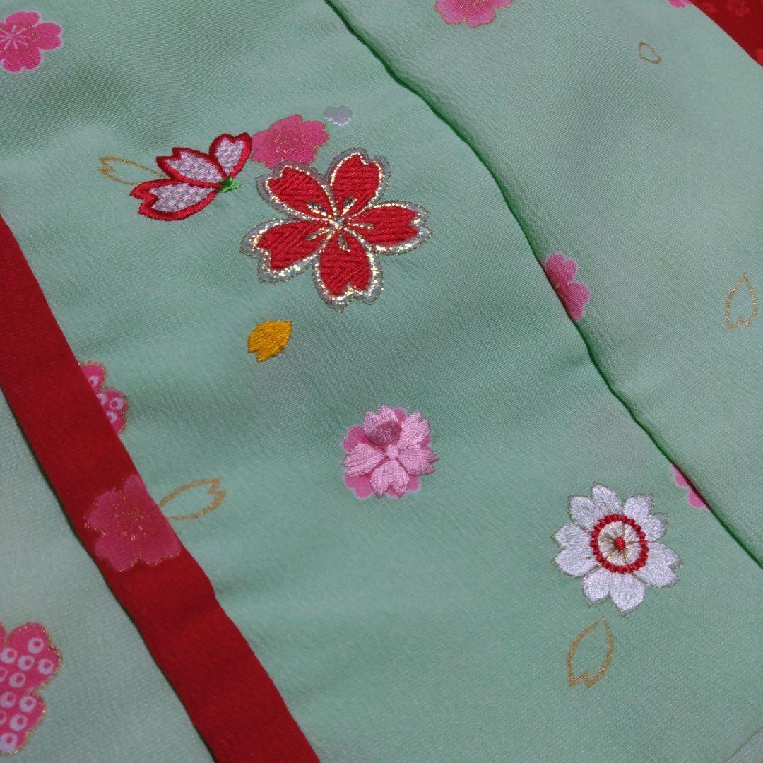 美品★三歳★矢羽根柄★被布＆着物＆小物