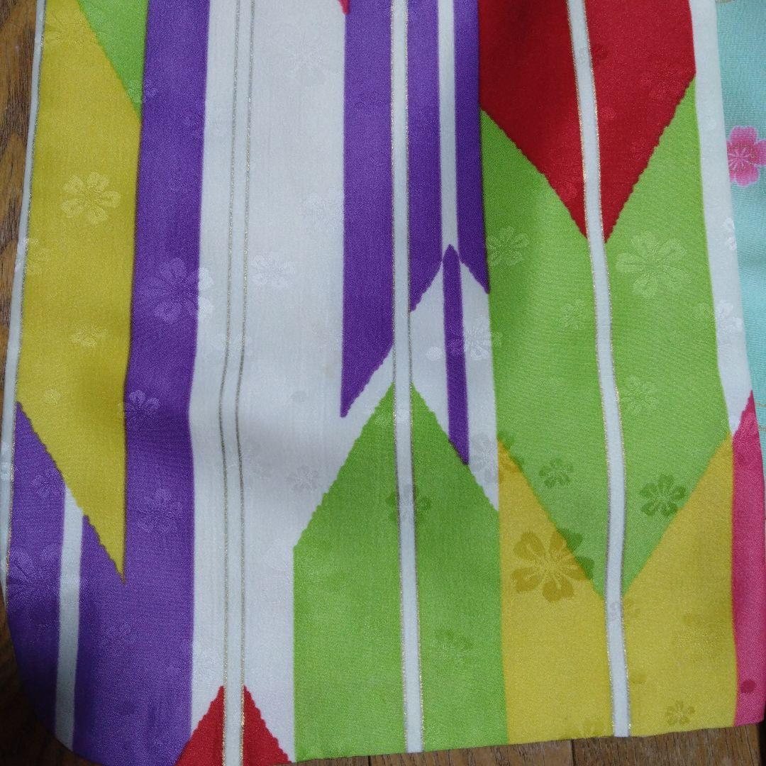美品★三歳★矢羽根柄★被布＆着物＆小物