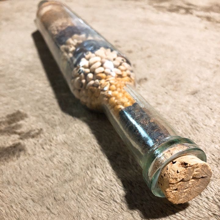 スパイス ガラスボトル glass bottle インテリア ハーバリウム風