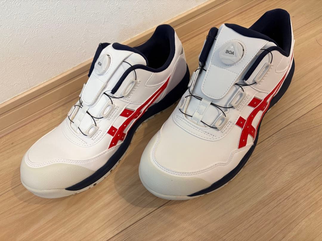 ASICS　CP306 ホワイト×クラシックレッド