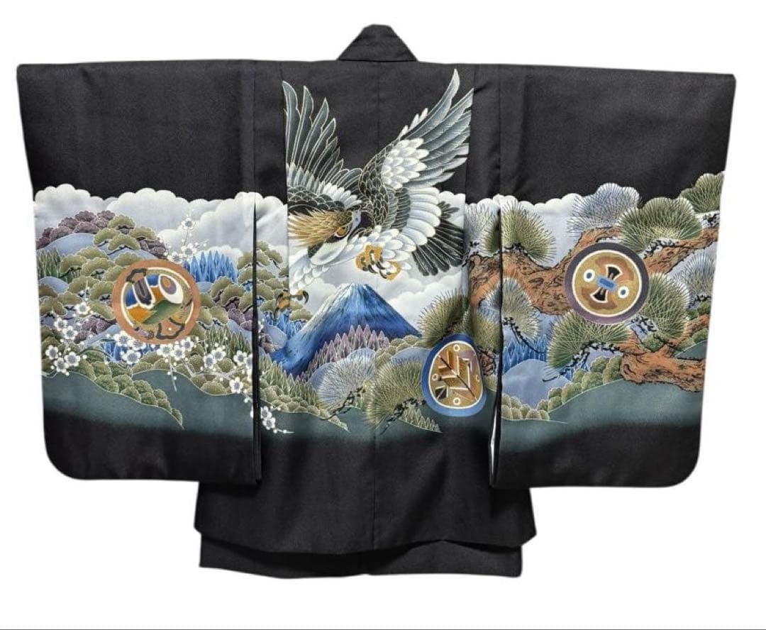 七五三　男の子　5歳　ほぼフルセット　着物、袴、小物セット