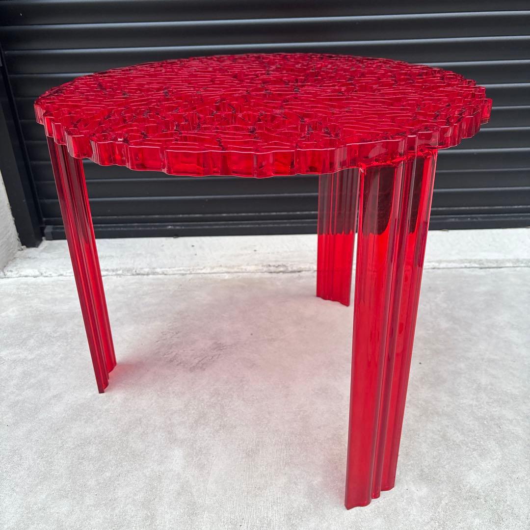 Kartell カルテル T-TABLE ティーテーブル RED サイドテーブル