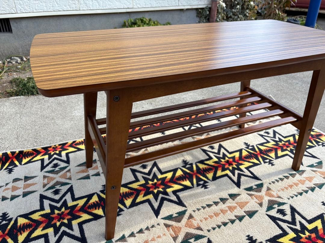 【中古・美品】 カリモク60 リビングテーブルS ウォールナット