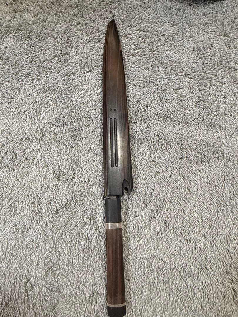 総本店 正本　本焼青鋼 柳刃 包丁