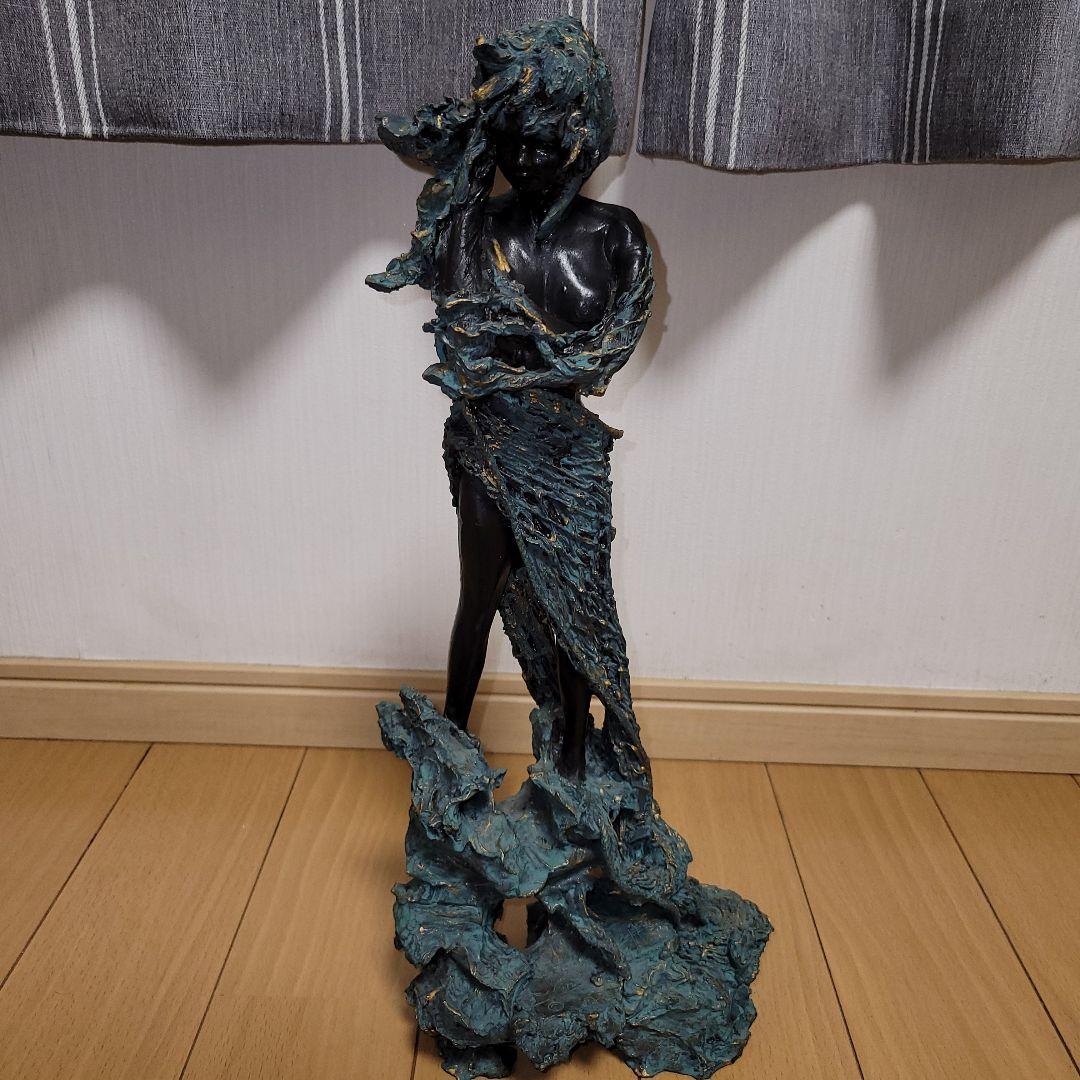 ブラジル 女性像 女神像 彫刻 ヴィンテージ 希少品 刻印やラベル付き