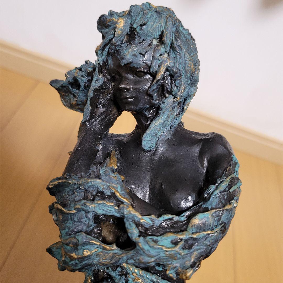 ブラジル 女性像 女神像 彫刻 ヴィンテージ 希少品 刻印やラベル付き