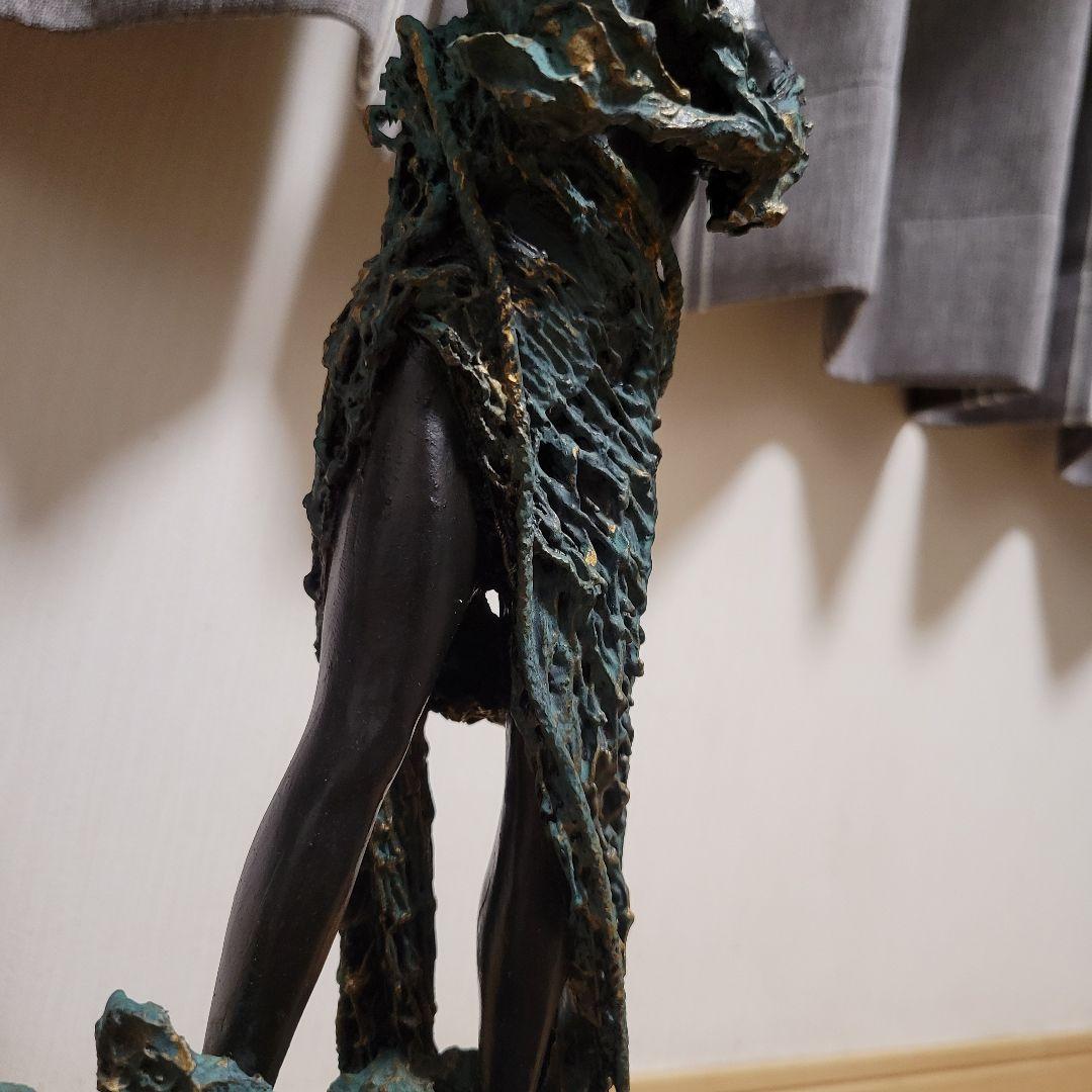 ブラジル 女性像 女神像 彫刻 ヴィンテージ 希少品 刻印やラベル付き
