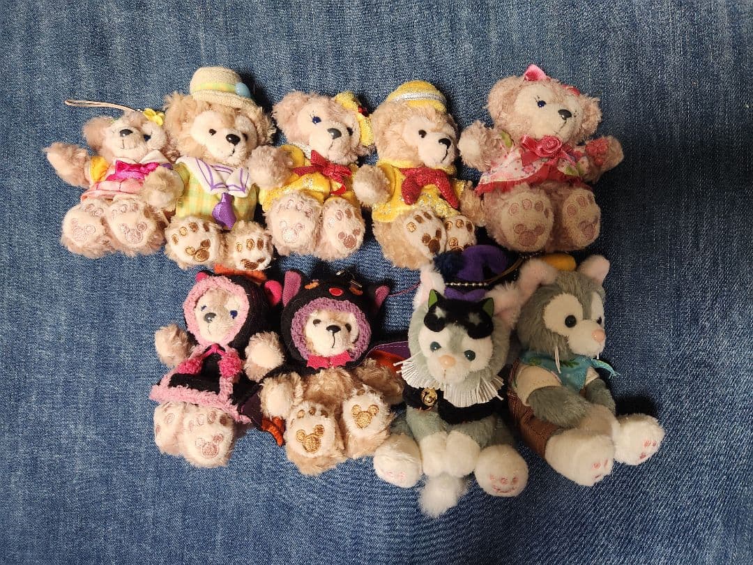 ダッフィー・シェリーメイ・ジェラトーニ セット＆ミニシール