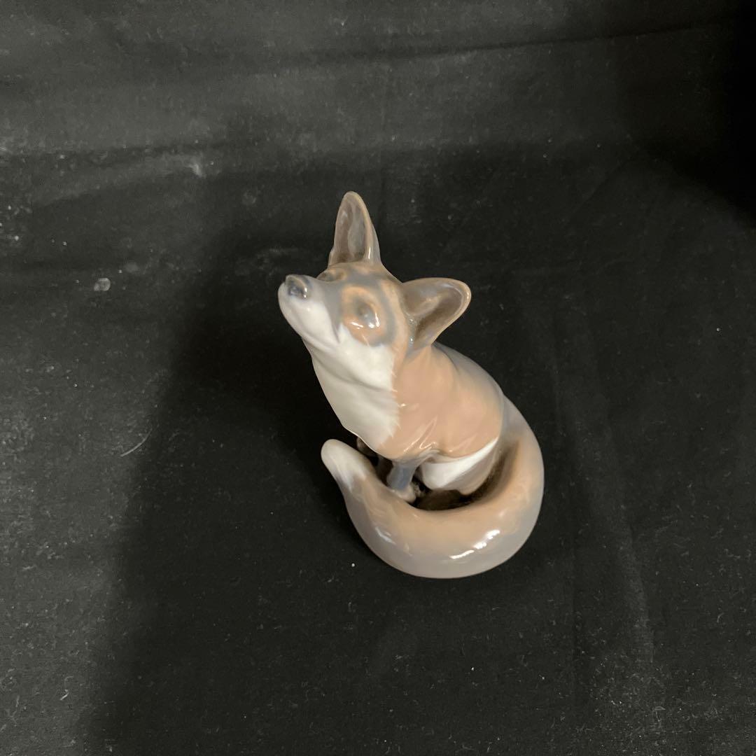 置物　ロイヤルコペンハーゲン　きつね　共箱付き