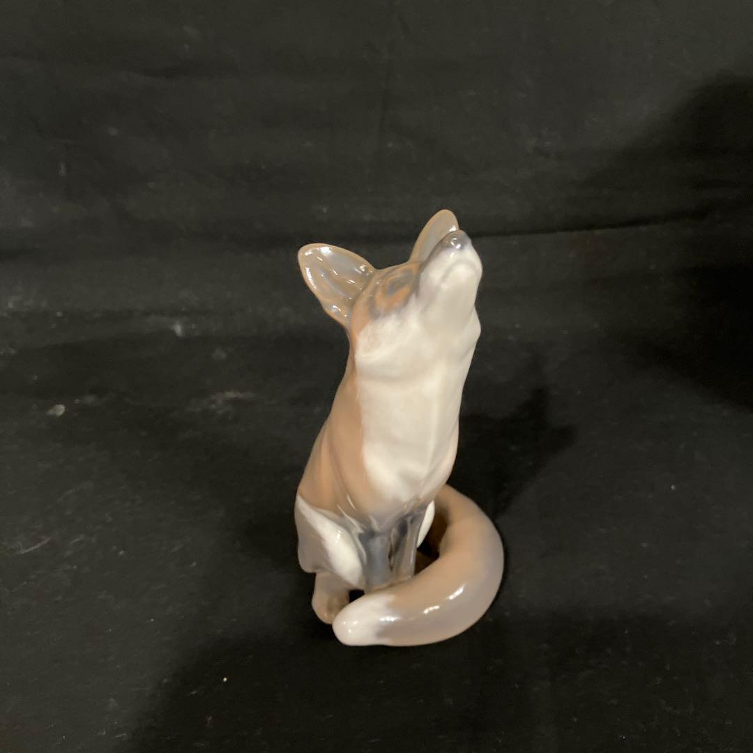 置物　ロイヤルコペンハーゲン　きつね　共箱付き
