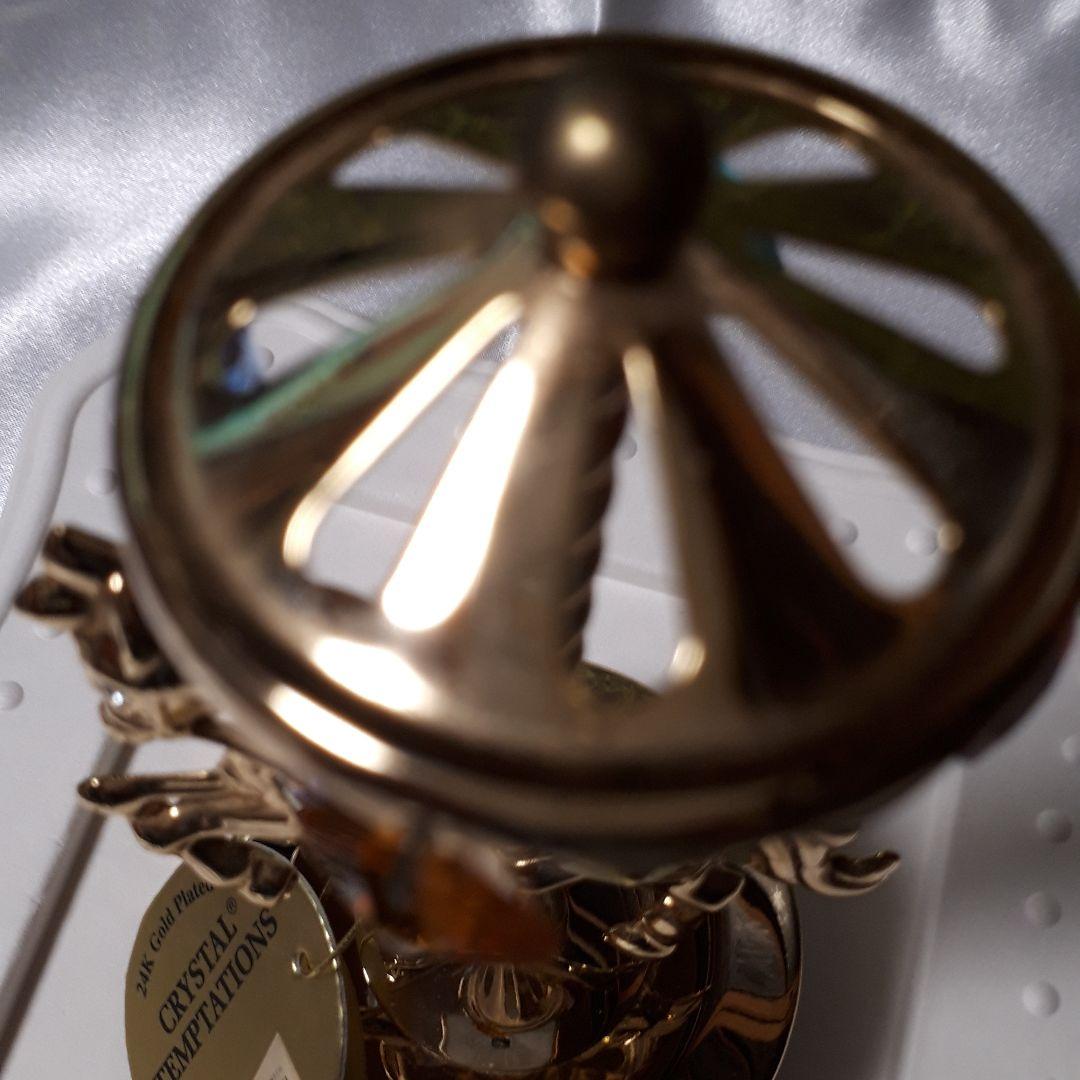 メリーゴーランド 　クリスタル　オルゴール　スワロフスキー社製アンティーク