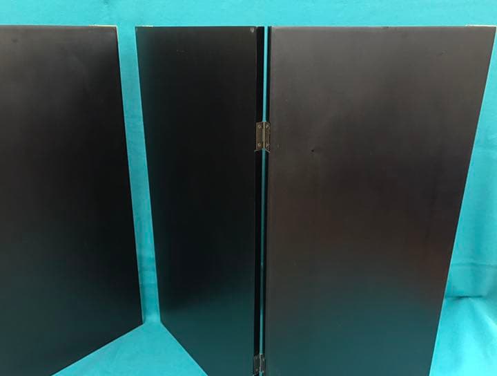 23号 黒塗屏風 松