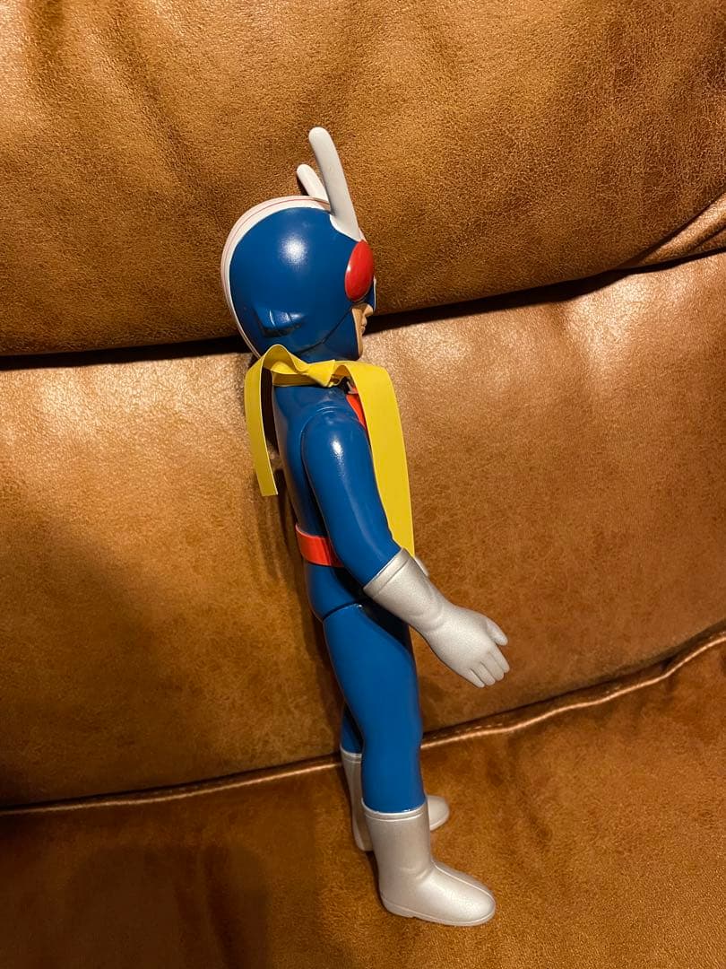 ライダーマン　無版権　パチ ソフビ　仮面ライダー