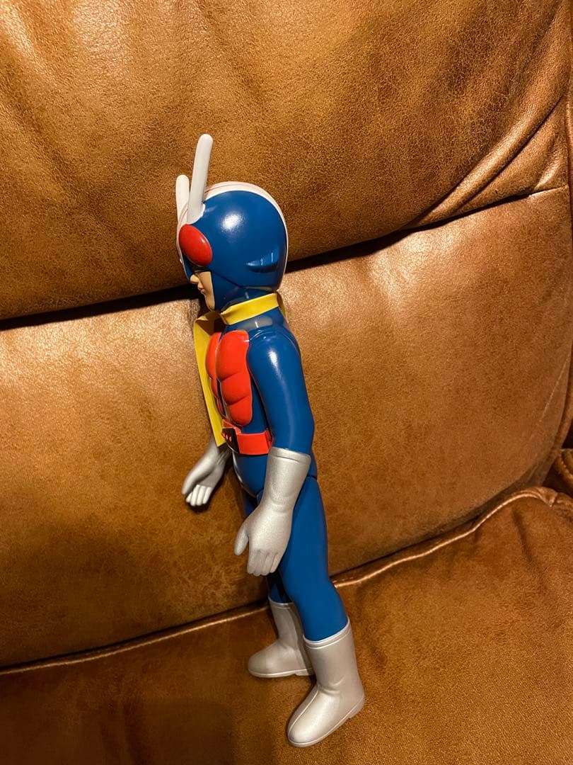 ライダーマン　無版権　パチ ソフビ　仮面ライダー