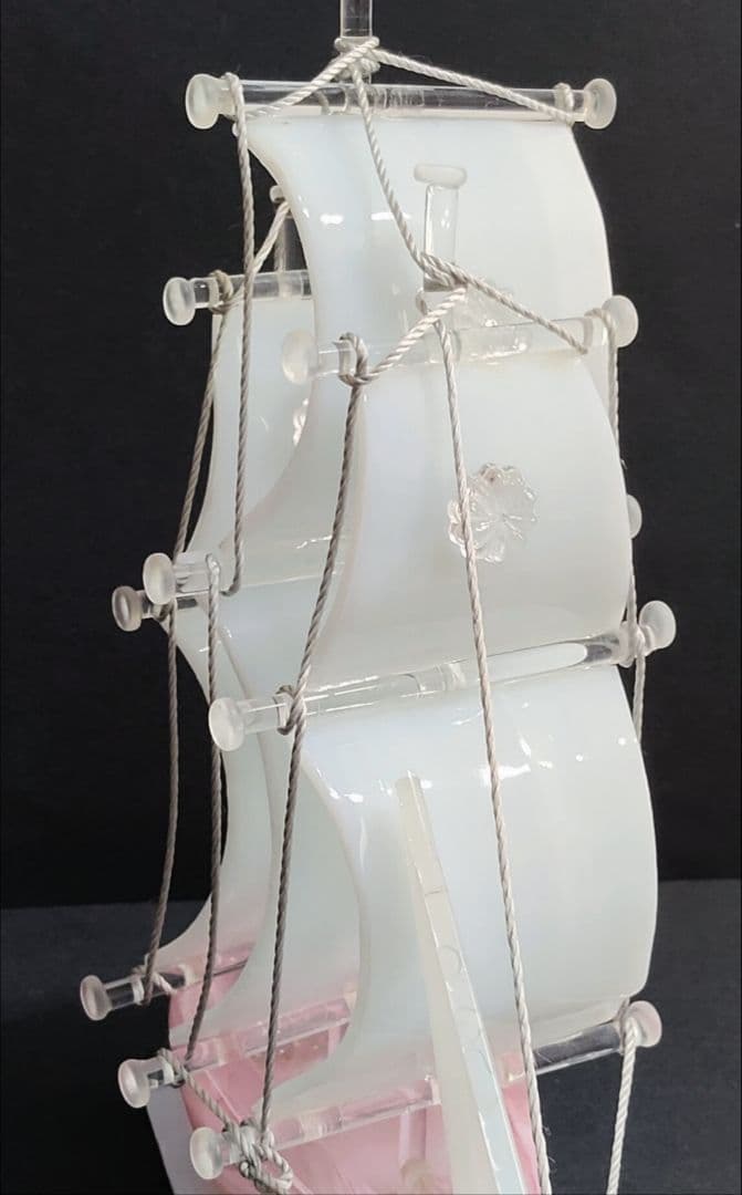 イタリア製 MARAMI ムラーノガラス ヨット 船 帆船 飾り MURANO