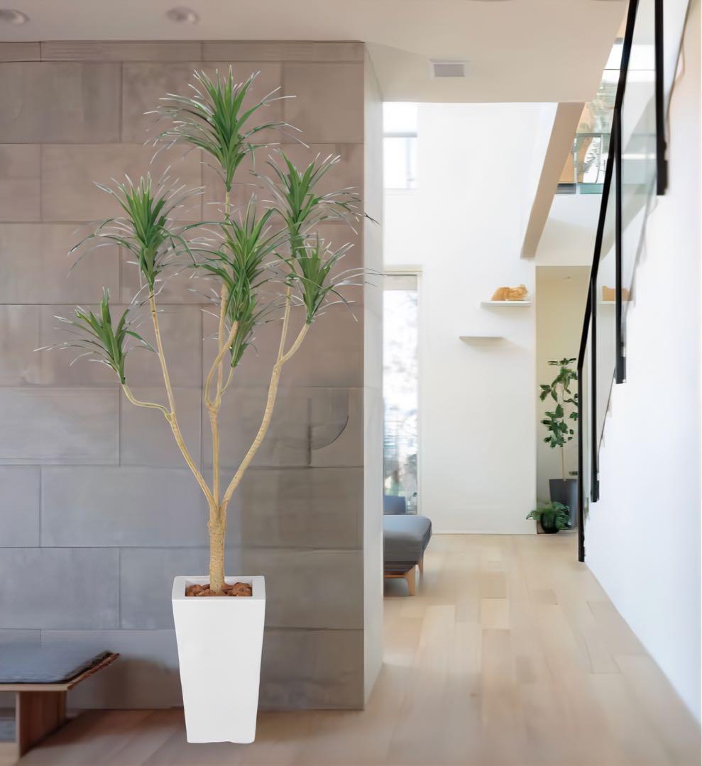 光触媒　人工観葉植物　ウォールグリーン　フェイクグリーン　ユッカ 1.75ｍ