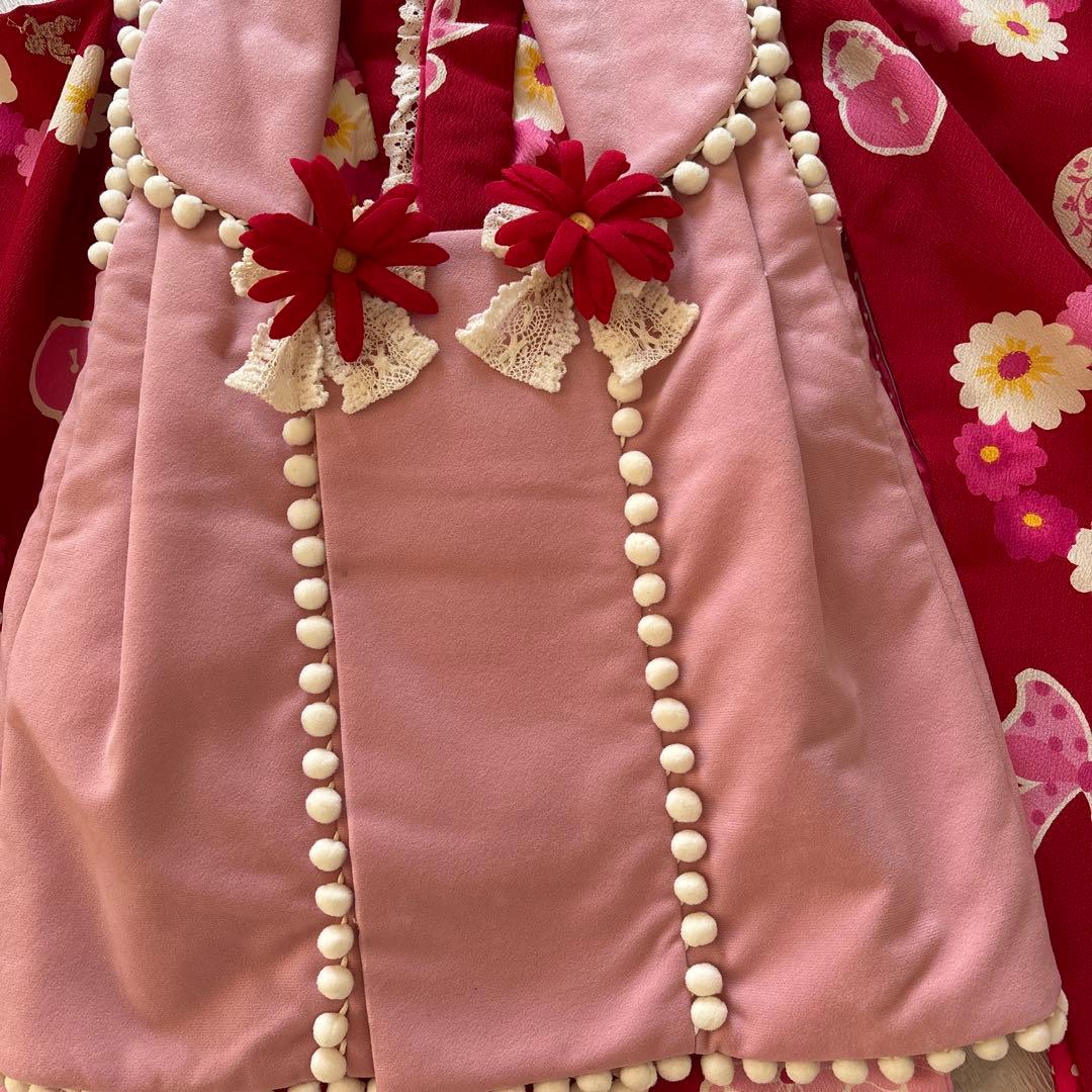 七五三　セイコマツダ　三歳 着物被布セット　美品