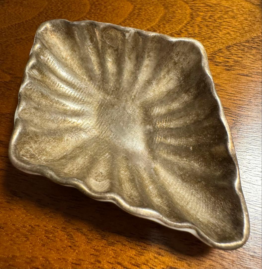 【匿名配送】松本美弥子さん器★銀彩★2個セット