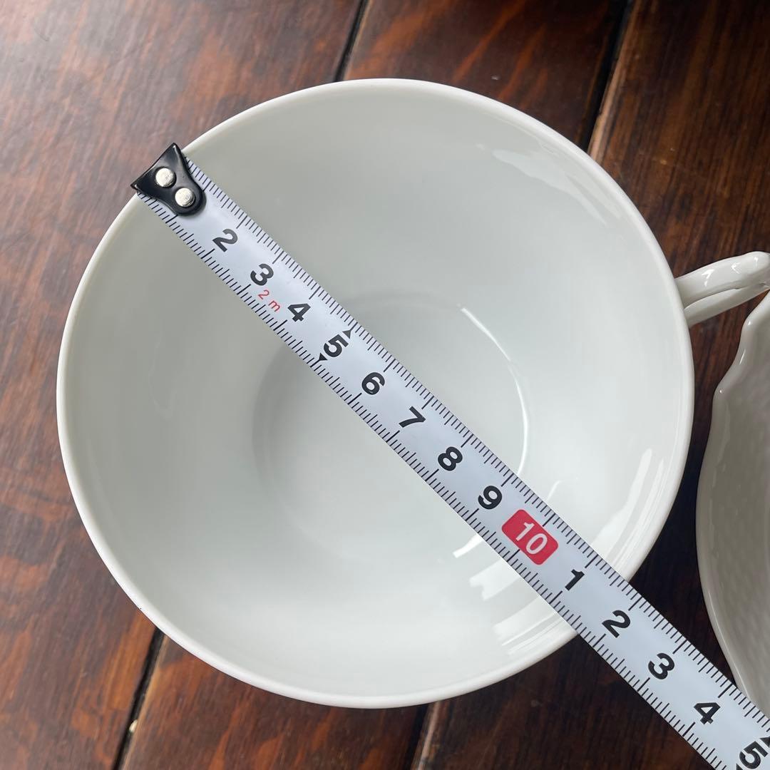 希少レアサイズ！リチャードジノリ ベッキオホワイト ティー兼用スープ