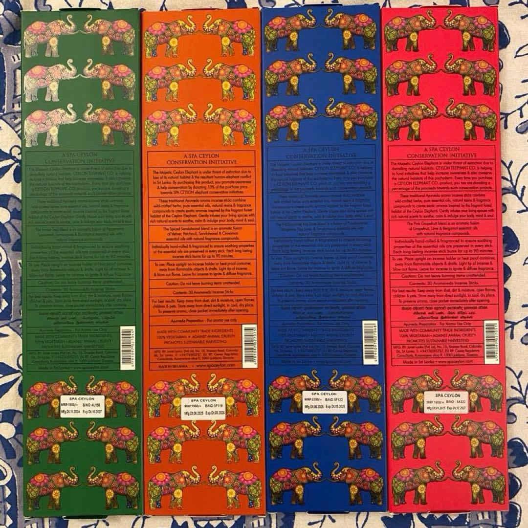 お値下げ‼️日本未発売　SPA CEYLON お香　4種類セット