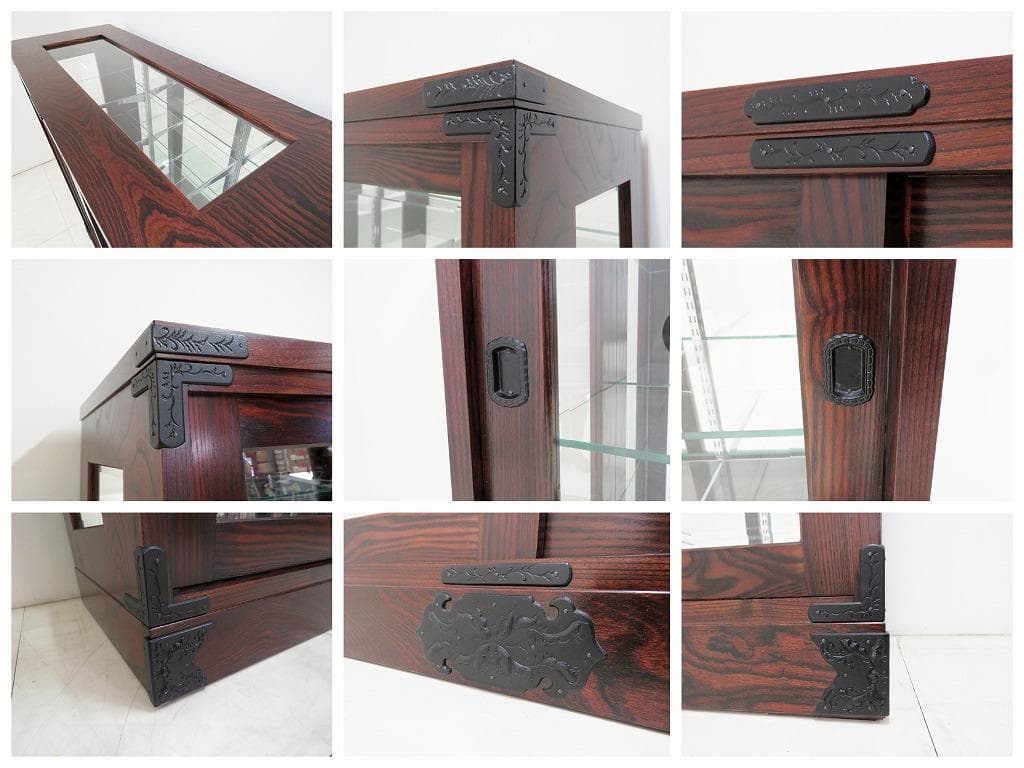 ★美品★岩谷堂箪笥■別注キュリオケース■ショーケース 飾り棚 ディプレイ 什器