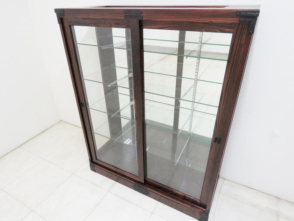 ★美品★岩谷堂箪笥■別注キュリオケース■ショーケース 飾り棚 ディプレイ 什器