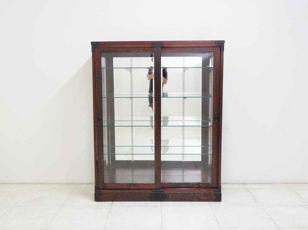 ★美品★岩谷堂箪笥■別注キュリオケース■ショーケース 飾り棚 ディプレイ 什器
