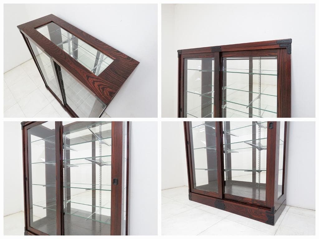 ★美品★岩谷堂箪笥■別注キュリオケース■ショーケース 飾り棚 ディプレイ 什器