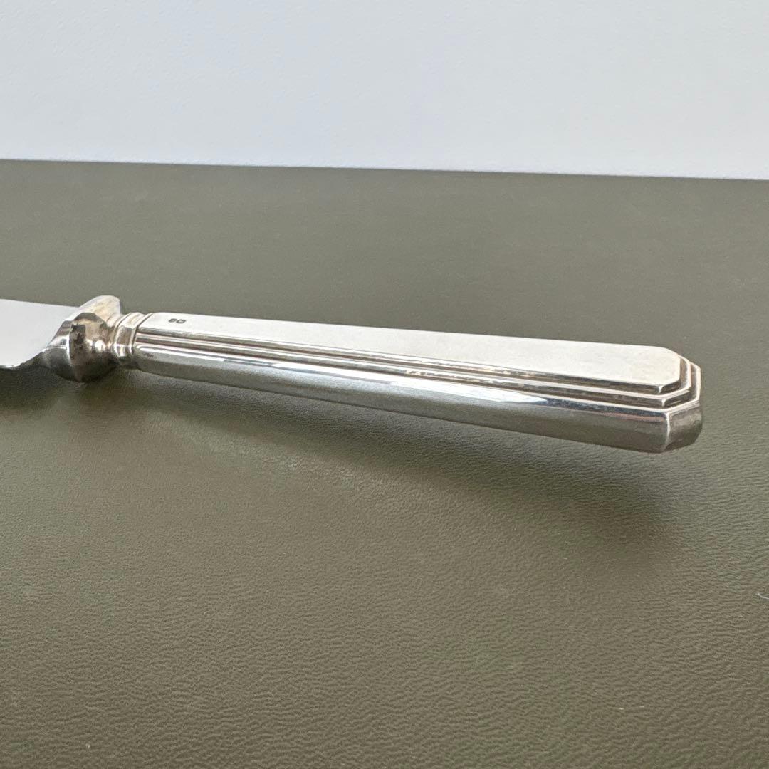 ビンテージ　マッピン&ウェッブ　純銀製 ハンドル　ナイフ　33,5cm シルバー