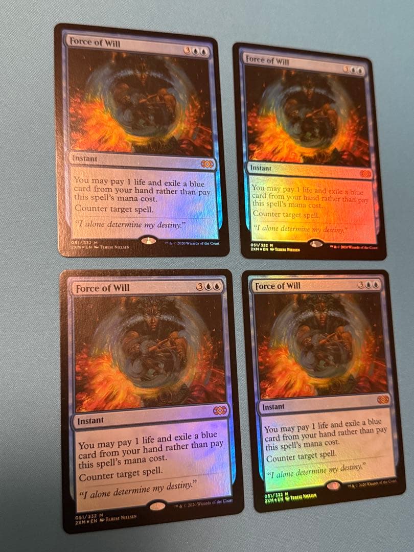 意志の力　英語foil 4枚