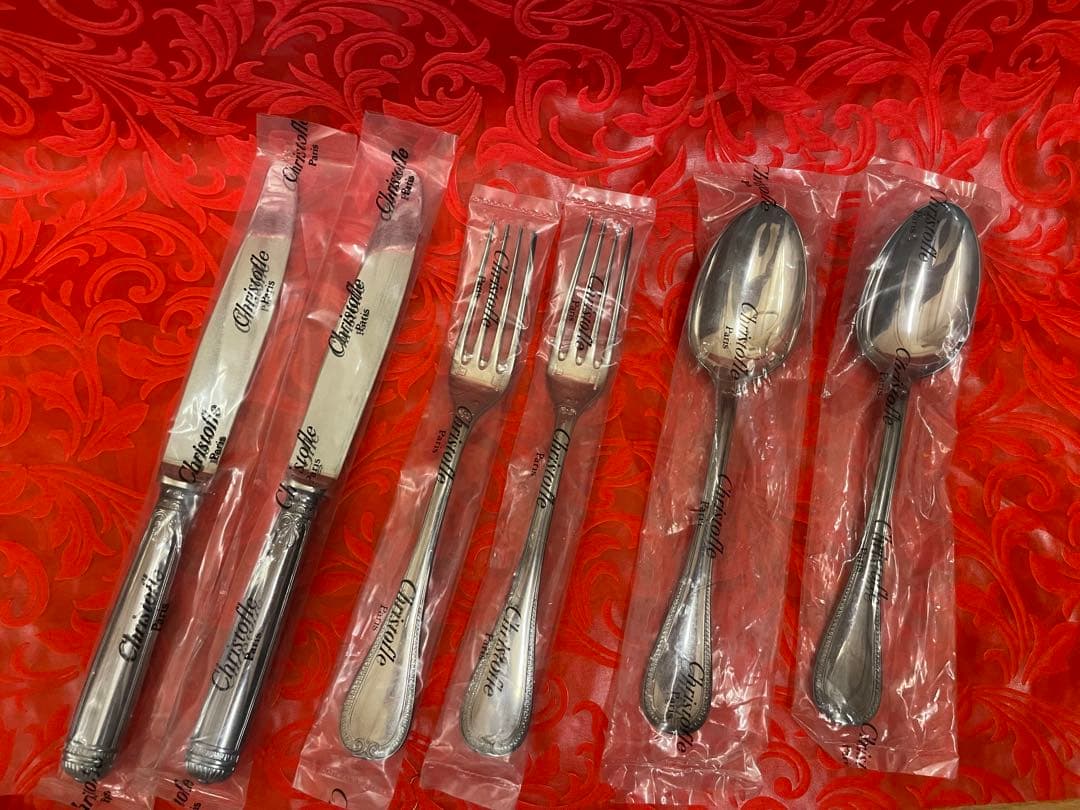 【未使用 】Christofle クリストフル　カトラリーセット　マルメゾン