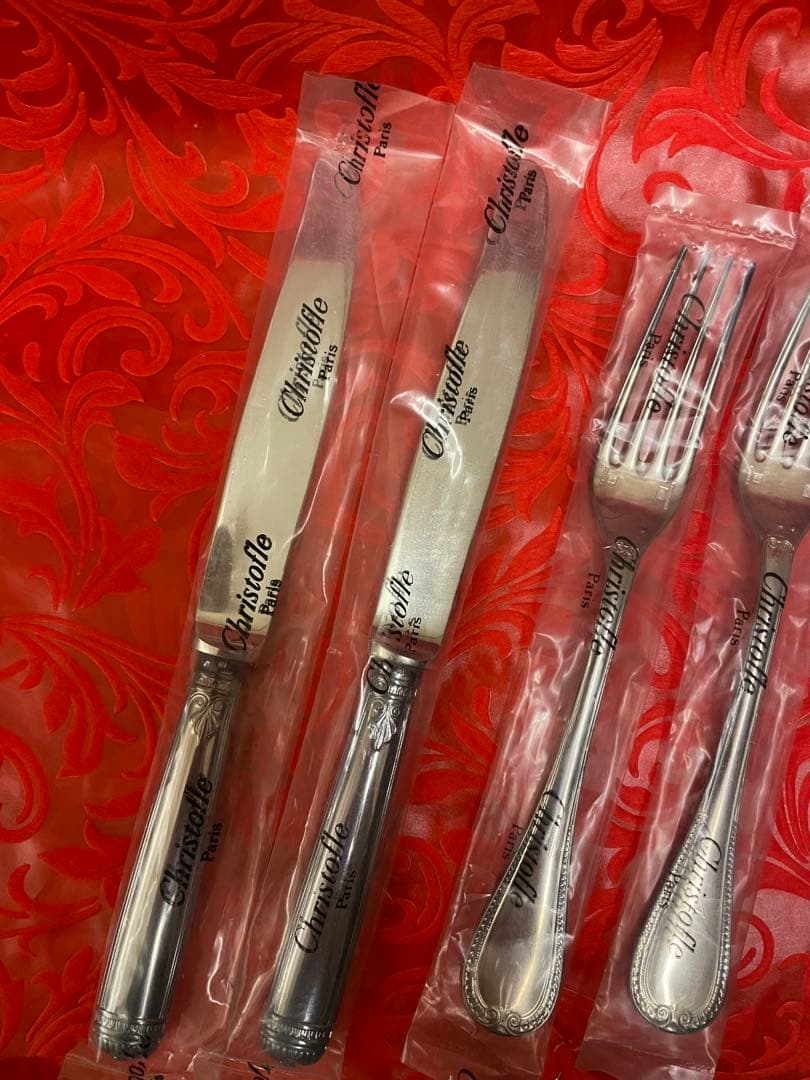 【未使用 】Christofle クリストフル　カトラリーセット　マルメゾン