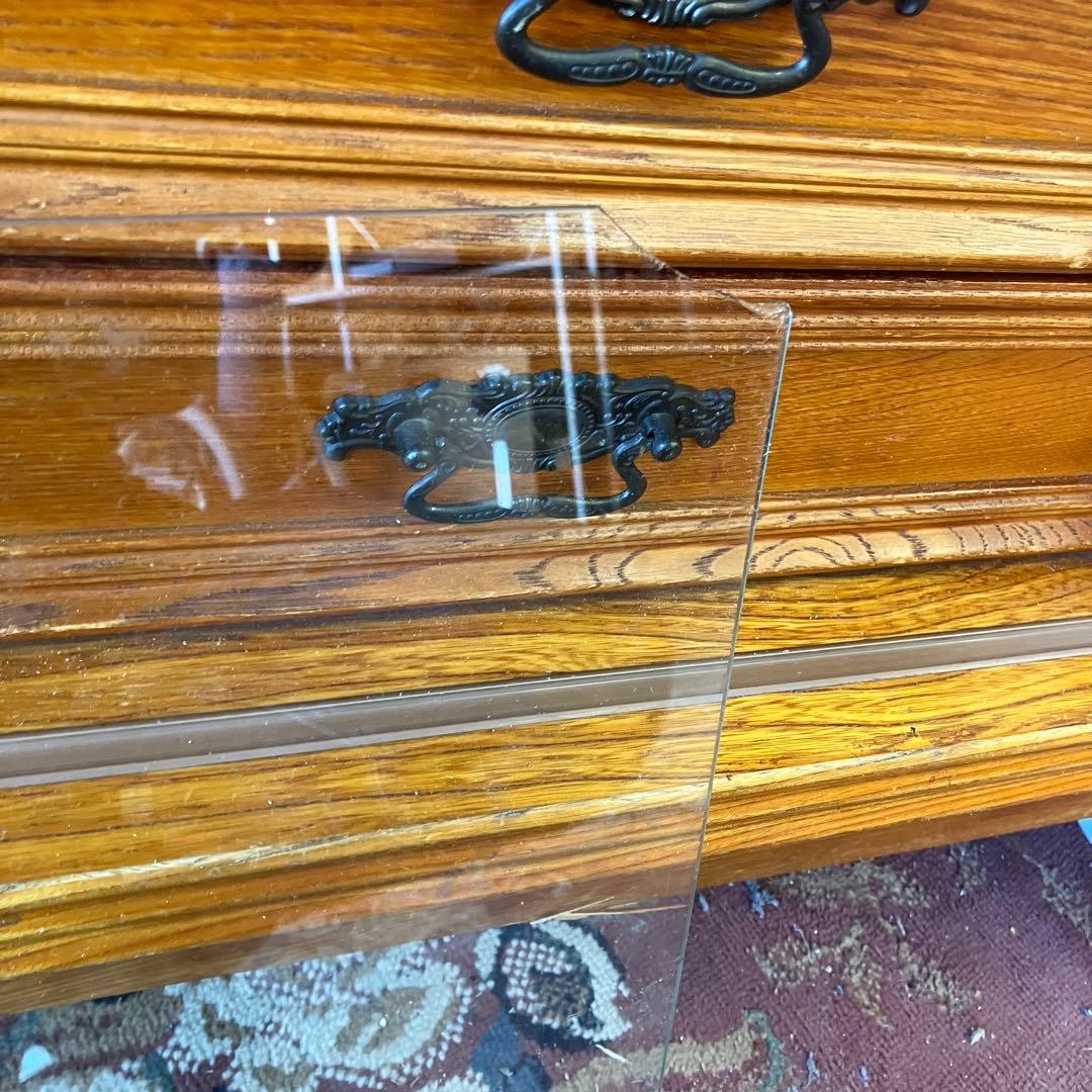 昭和レトロ 北城産業 大型 木製サイドボード 飾り棚 古家具 古道具 ビンテージ