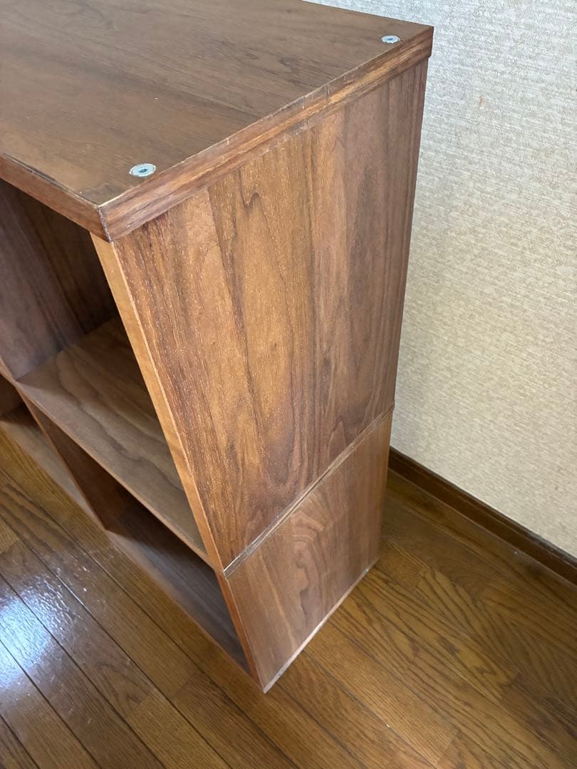 ■送料込■無印良品 スタッキングシェルフ 5×2 木製家具 棚 ラック収納