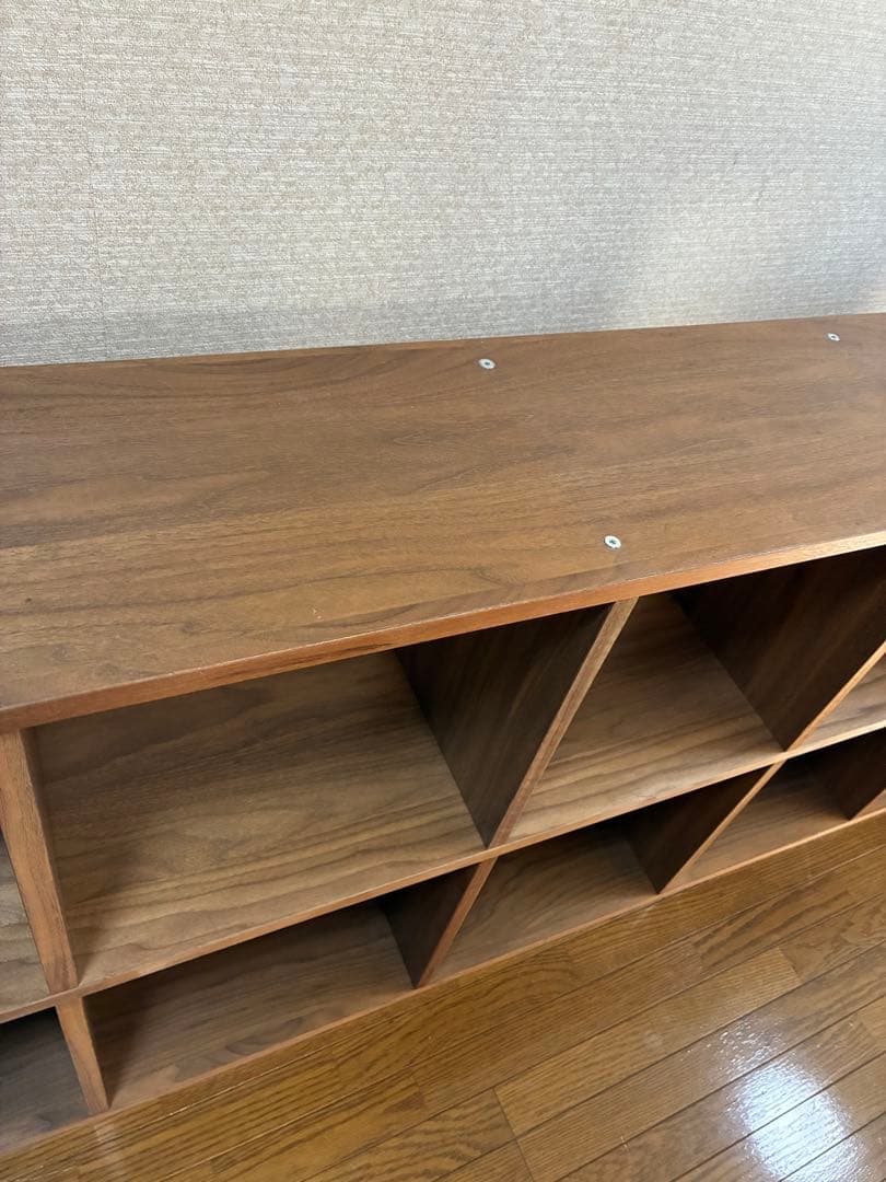 ■送料込■無印良品 スタッキングシェルフ 5×2 木製家具 棚 ラック収納