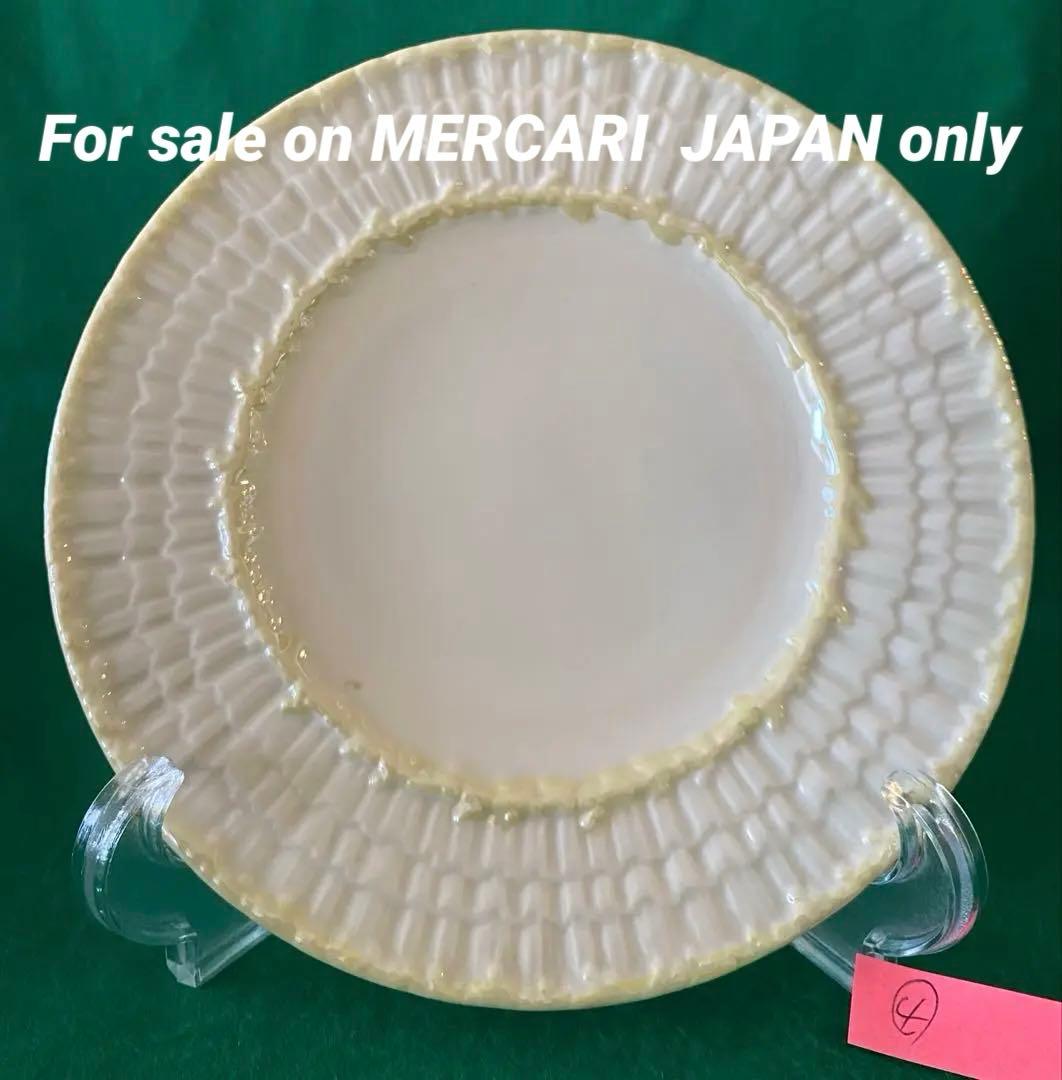 belleek ベリーク リンペット ケーキ皿 プレート 縁飾り付き 4枚