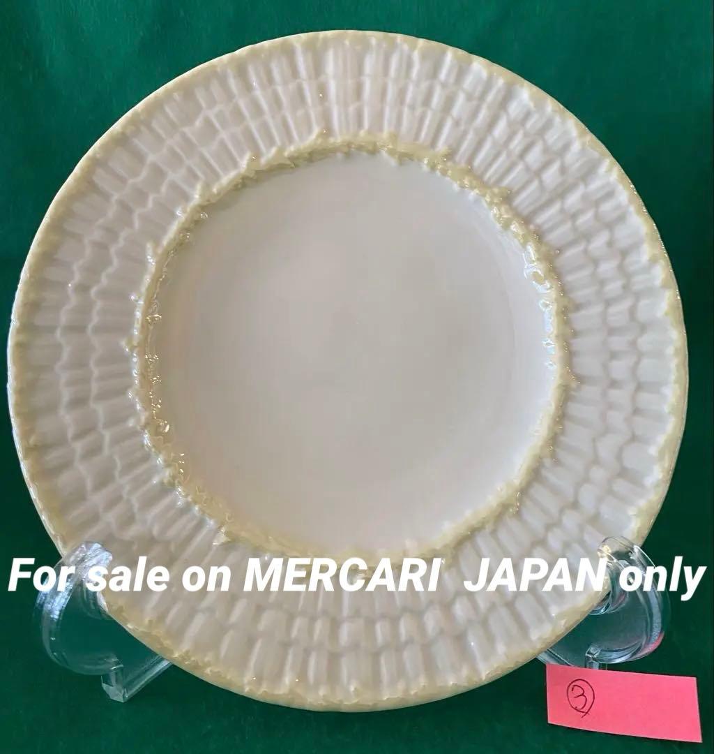belleek ベリーク リンペット ケーキ皿 プレート 縁飾り付き 4枚