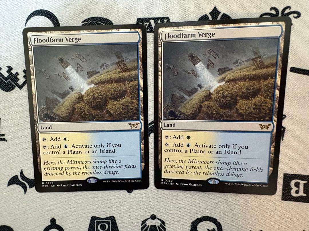 MTG- Floodfarm Verge / フラッドファームの境界 2枚セット - メルカリ