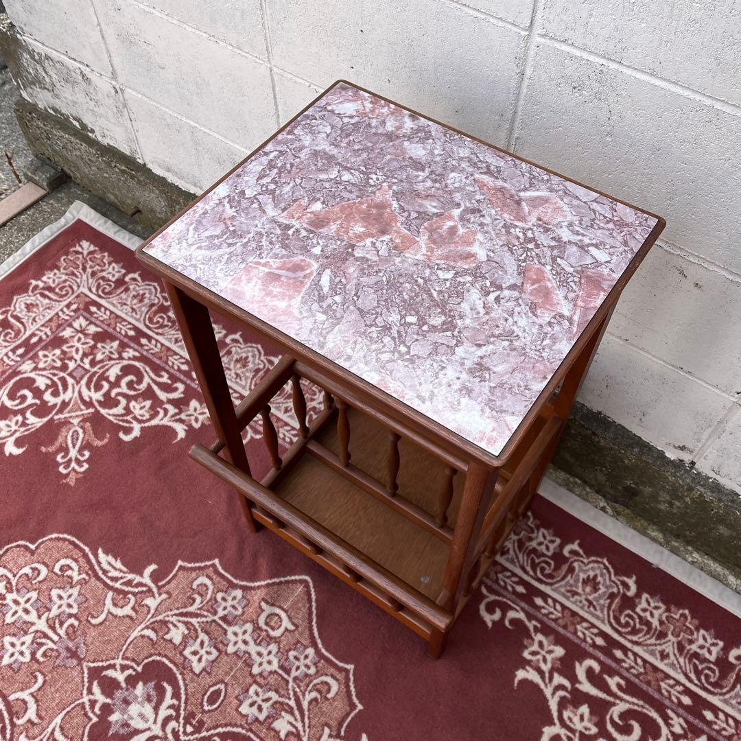 古家具ビンテージ品◾️MARUNI マルニ家具 木製収納棚 収納ラック 飾り台