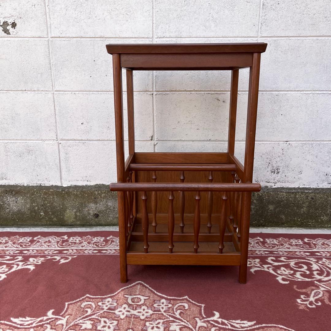 古家具ビンテージ品◾️MARUNI マルニ家具 木製収納棚 収納ラック 飾り台