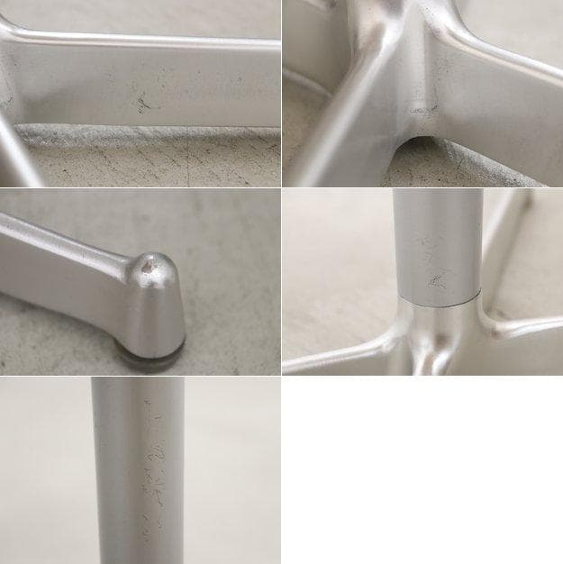 在庫2台 D&Department カフェテーブル ホワイト ナチュラル