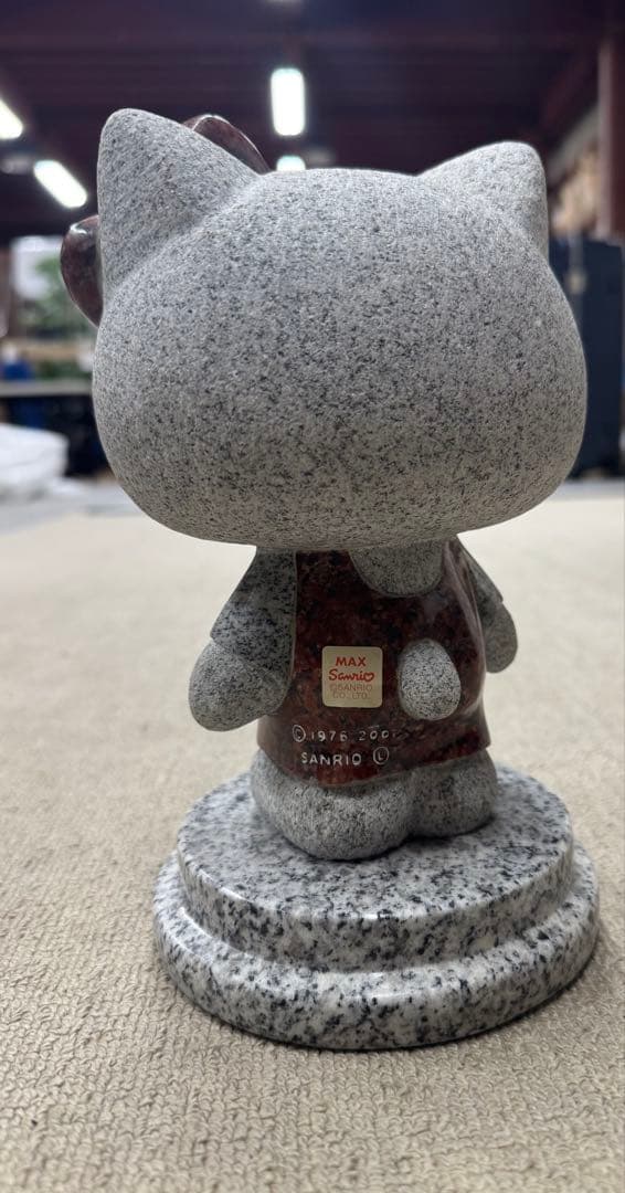 ハローキティ 石像 御影石 オブジェ 置物 サンリオ ‼️期間限定出品